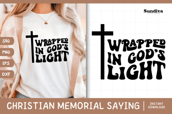 Christian Memorial Quote SVG 4 for Crafts and Graphics