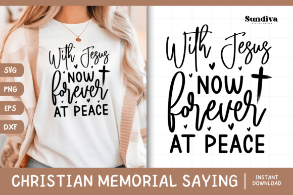 Christian Memorial Quote SVG 5 for Crafts and Graphics