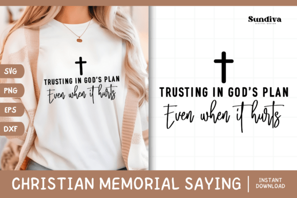 Christian Memorial Quote SVG 9 for Crafts and Graphics