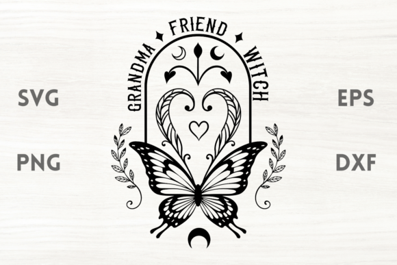 Grandma Friend Witch Quote SVG Graphics for Crafts