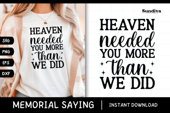 Heartfelt Memorial Quote SVG 24 for Crafts and Graphics