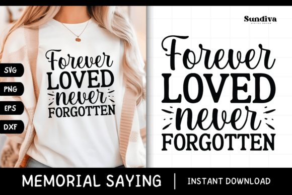 Heartfelt Memorial Quote SVG 27 for Crafts and Graphics