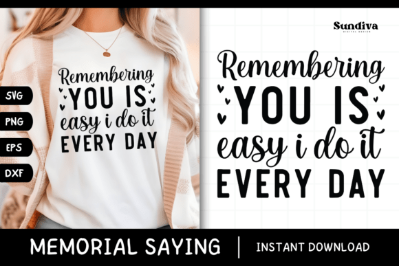 Heartfelt Memorial Quote SVG 3 Review for Graphics and Crafts