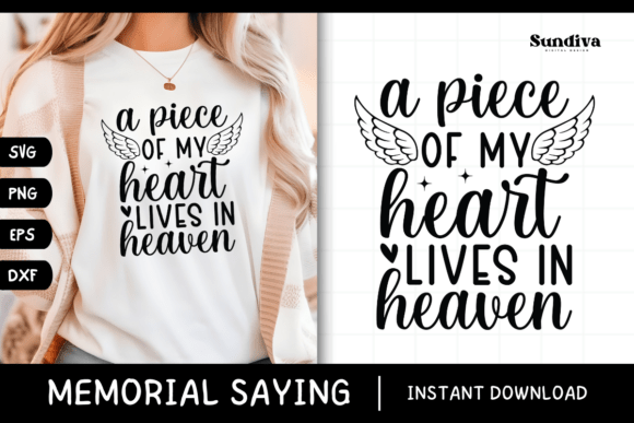 Heartfelt Memorial Quote SVG 30 for Crafts and Graphics