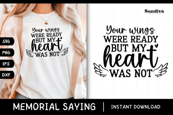 Heartfelt Memorial Quote SVG 32 for Crafts and Graphics