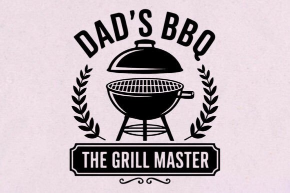Kitchen BBQ Quote SVG Design for Graphics & Crafts