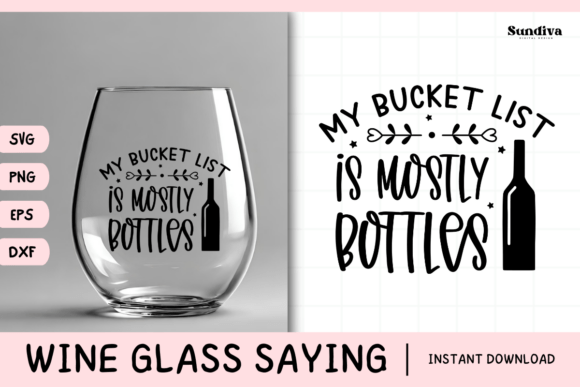 Wine Glass Quote SVG 7: A Graphic Design Asset for Crafts